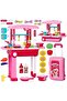 Little Chef 2 in 1 Kitchen Play Set With Suitcase Trolley, Lights & Sound - Multicolour - 7