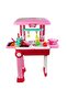 Little Chef 2 in 1 Kitchen Play Set With Suitcase Trolley, Lights & Sound - Multicolour - 2