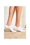 10 Pairs Unisex Cotton Stretchy and Comfortable Invisible Flat White Short Sneakers Booties Socks - 4