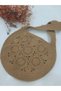 Hand Knitted Beige Women's Shoulder Bag 32X37 - 3