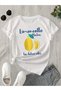 Women's White Limoncello Italia Printed Oversize T-Shirt - 3