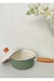 Olive Green Enamel Pan Sauce Bowl 18 cm Diameter - 3