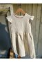 Girl's Ruffle Sleeve Polka Dot Muslin Dress - 5