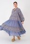 Women's Sleeves Elastic Cotton Dress - 3
