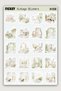 French Vintage Sticker Set - 40 Pieces of Sticker Stickers - 4