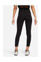 Black - Gray - Silver Women's Slim Fit Slim Fit Leggings DV7789-010 W NSW NK CLSC HR 7/8 TIG - 2