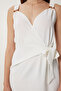 Women's Ecru Strap Summer Mini Ayrobin Dress Gx00008 - 4