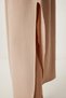 Women's Beige Contrast Color Flounced Midi Ayrobin Dress Tp00063 - 6