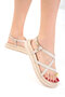 Beige Women's Sandals 20667 - 5