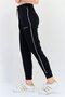 Women Sportswear Fit Brand Logo Training Jogger Pants, Black - 2