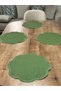 5 Piece Garden and Balcony Concept Embroidered American Service Plate and Runner - 2