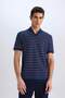 Regular Fit Striped Knitwear Short Sleeve Polo T-Shirt C4150Ax25Sm - 5