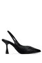Women's Vegan Black Heeled Shoes