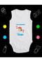 Cotton Aunt's Little Bird Printed Combed Cotton Baby Body Snap Fastener Badi Zıbın Tmk123