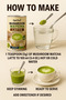 Mushroom Matcha Latte, 100 Gm, Mushroom Blend, Vegan Collagen Booster, Skin, Hair & - 4