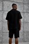 Men's Shirt Nmrc Floral Short Sleeve Black Oversize Printed Muslin - 3