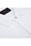 White Polo Neck Pique Cotton Regular Fit T-Shirt - 3