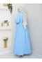 Front Patı Pearl Stone Detailed Dress 1154 - 5