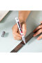 EU500-SL Paint Marker, Silver, 12PCS – For Metal, Glass, Plastic & Wood Marking - 6