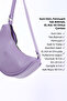 Lilac Shk26 Single Compartment Faux Leather Hand and Shoulder Bag L:12 E:26 W:6 cm - 7