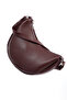 Burgundy Shk26 Single Compartment Faux Leather Hand and Shoulder Bag - 6