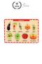 Premium Vegetables Wooden Find It Out Puzzle Educational Toy Carrot Potato Onion Motor Skill Development - 2