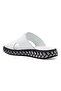 Mr White Orthopedic V Model Khaki Leather Women's Slippers - 4