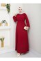 Pearl Detailed Ruffle Front Dress 1152 - 3