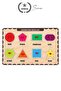 Premium Geometric Shapes Wooden Find and Match Puzzle Educational Toy Handheld Motor Skill Development - 2