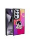 Galaxy S24 Ultra Case Shining Embossed Iconic Figure Sys Amas Silicone Cover - Purple