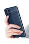 Galaxy M32 Case Sys Niss Silicone Cover - Navy Blue - 5
