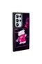 Galaxy S24 Ultra Case Shining Embossed Iconic Figure Sys Amas Silicone Cover - Purple - 6