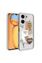 Poco C65 Case with Camera Protection Printed Back Surface Sys Classy Cover - Black - 2