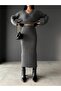 Dgn's''Teacher Collection'' 2-Piece Sweater-Skirt Set with Collar - 7