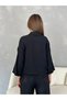 Women's Suit with Shirt Pocket Detail and Elastic Waist Trousers - 6