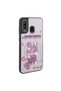 Galaxy A30 Case Sys Amas Silicone Cover with Shining Embossed Iconic Figure - Black - 7