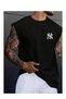 Men's Come in to Being Throat Printed Oversize T-Shirt Sports Singlet