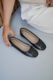 Black Women's Casual Ballerinas - 4