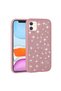 حافظة SYS متوافقة مع هاتف iPhone 11 بتصميم حجر لامع وماس - أرجواني - 4