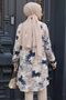 Patterned Mink Hijab Tunic 11677V - 5