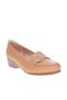 Ladies Low Heel Shoes Tan | Made In Brazil