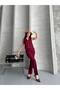 Women's Bottom Top Suit Stylish Stone Button Detail Premium Vest Pants Double Suit - 6