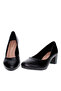Ladies Mid Heel Shoes Black | Made In Brazil - 4