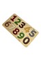 Dinosaur Number Puzzle, Wooden Insert Puzzle, Colorful Educational Puzzle, Number Learning - 3