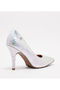 Vizzano Ladies High Heel Shoes Silver | Made In Brazil - 3