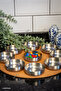 10 Pcs 304 Quality Stainless Steel 8.5 cm |   Mini Snack Bowl |   Sauce Bowl |   Turkish Delight Bowl |   Presentation Bowl Set - 7