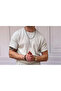 Ribbed Crew Neck T-Shirt Lycra Flexible Regular Fit - 2