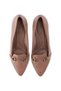 Ladies Low Heel Shoes Nude | Made In Brazil - 5