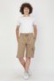 Boy's Summer Combed Cotton Sports Capri Shorts with Pockets - 4