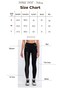 Black Women's High Waist Recovery Sports Leggings - Velong - 6